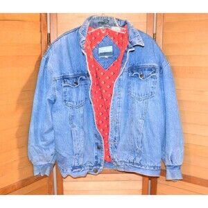Vintage Denim Jean Streetwear Retro Trucker Jacket Puff Cowgirl